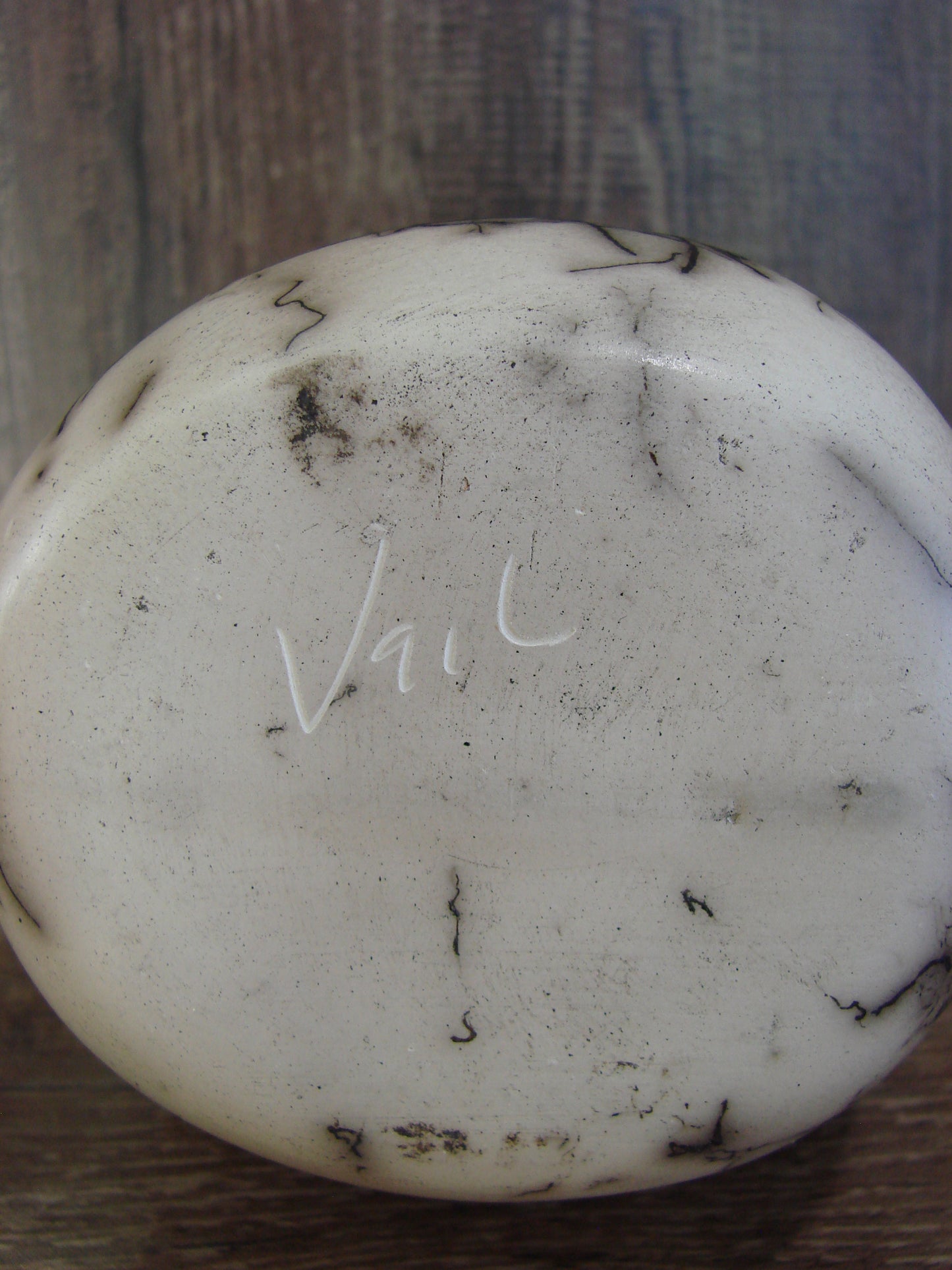 Small Native American Horse Hair Wedding Vase Pottery by Vail