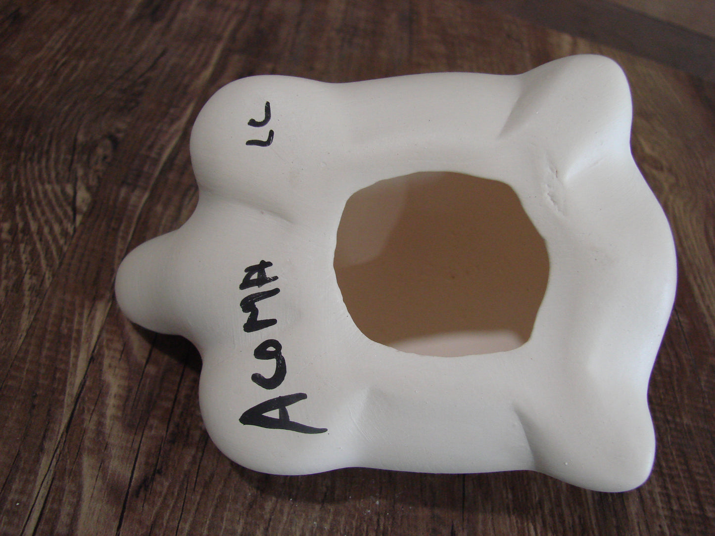 Native American Hand Painted Acoma Turtle Pottery by Concho