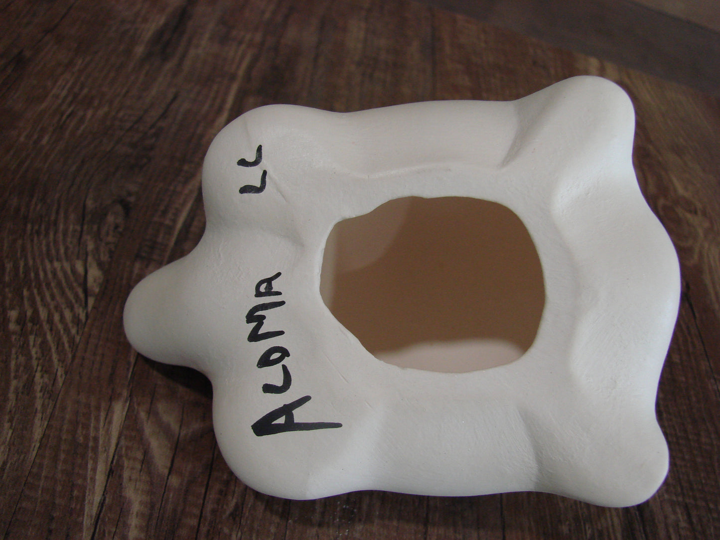 Native American Hand Painted Acoma Turtle Pottery by Concho