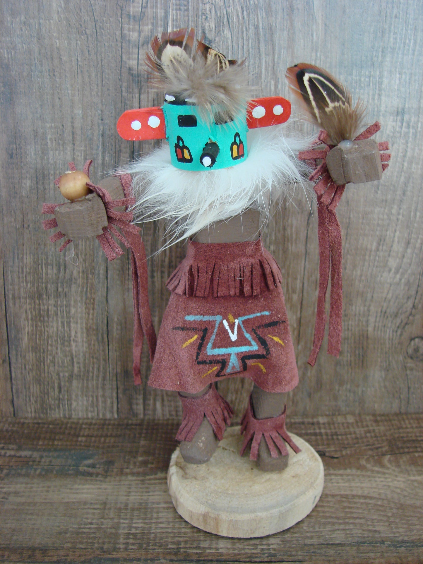 Native American Morning Singer Kachina Dancer Signed Wheeler