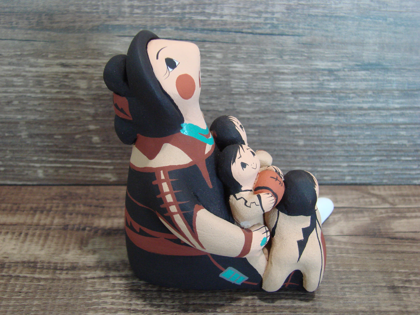 Jemez Pueblo Indian Handmade Clay Storyteller by Lucero