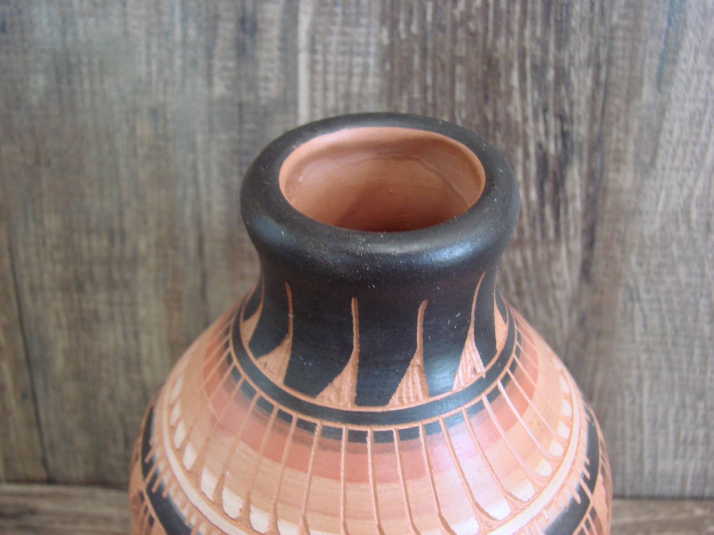 Native American Hand Etched & Hand Painted Pottery - Gilmore