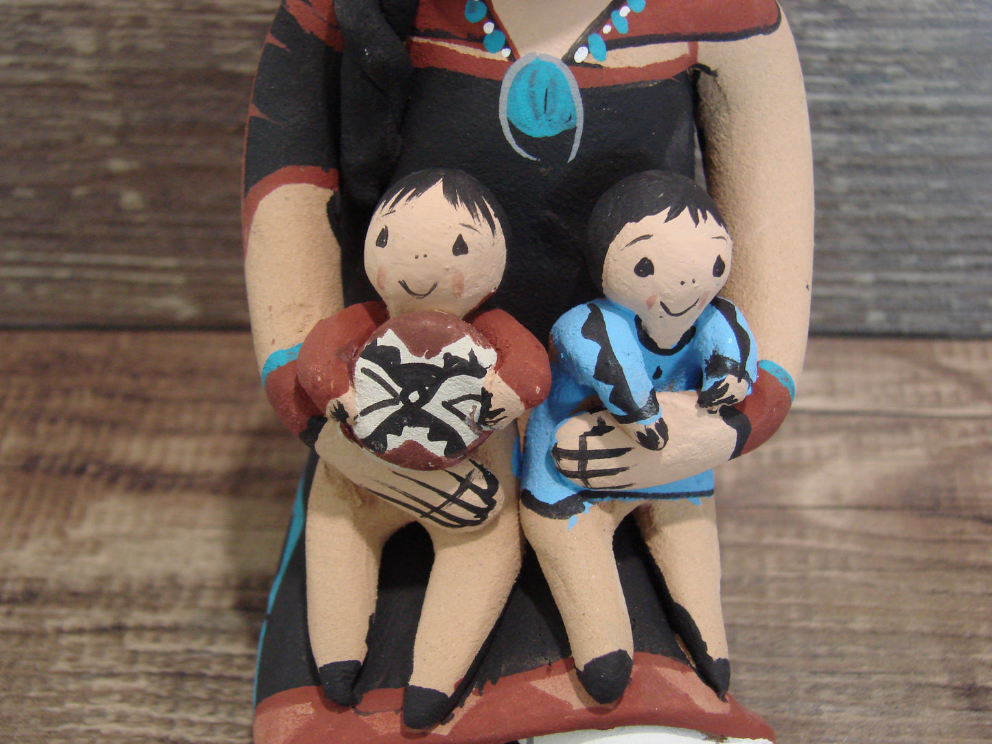 Jemez Pueblo Indian Handmade Clay Storyteller by Lucero