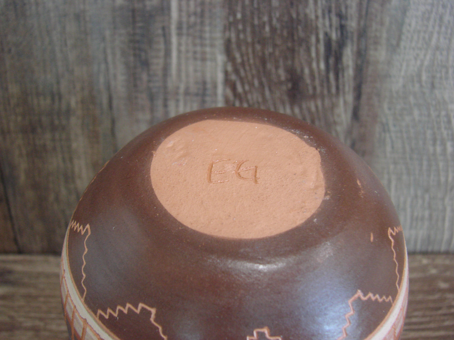 Native American Hand Etched & Hand Painted Pottery - Gilmore