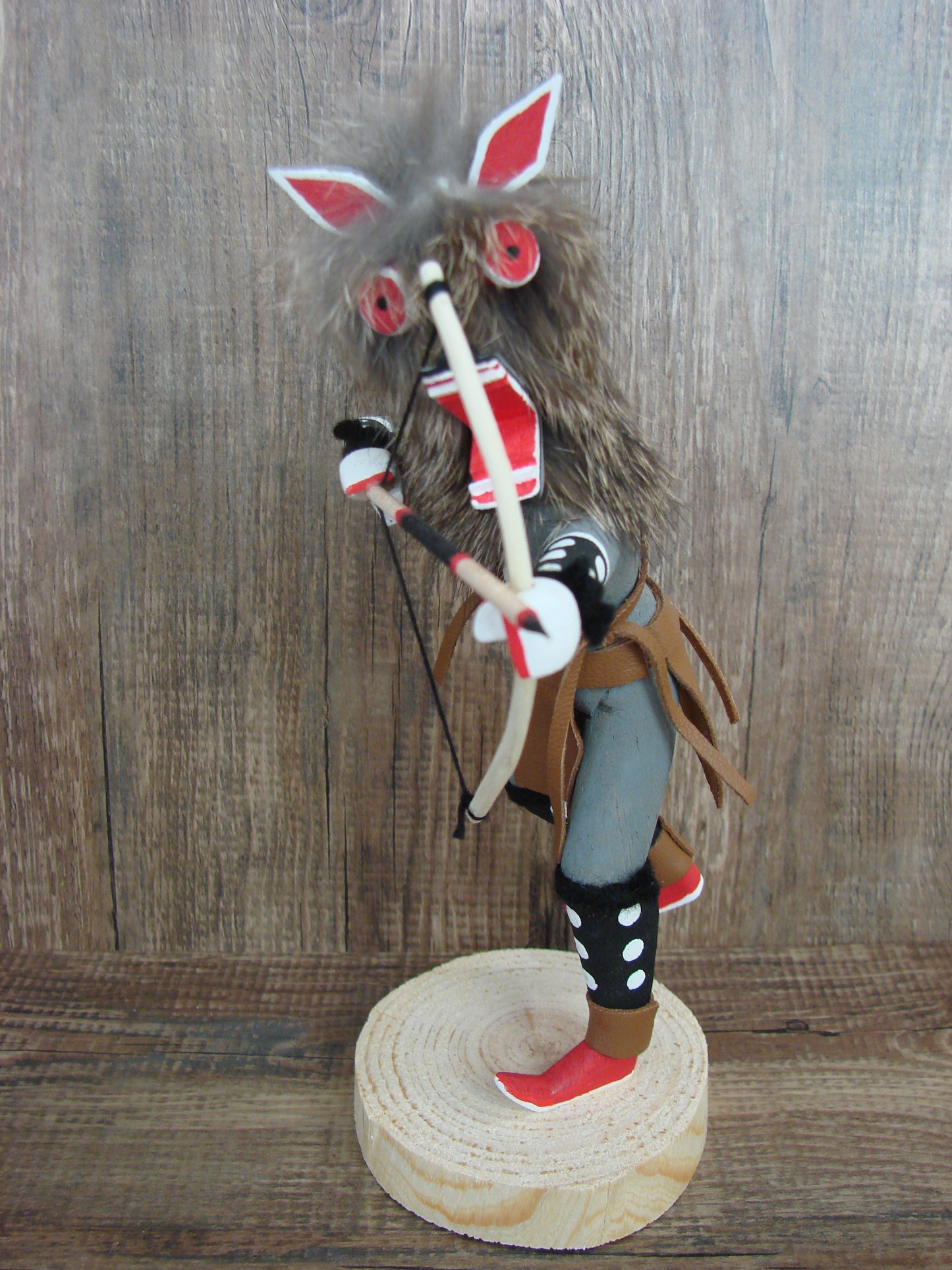 Native American Navajo Wolf Kachina Dancer by LMS