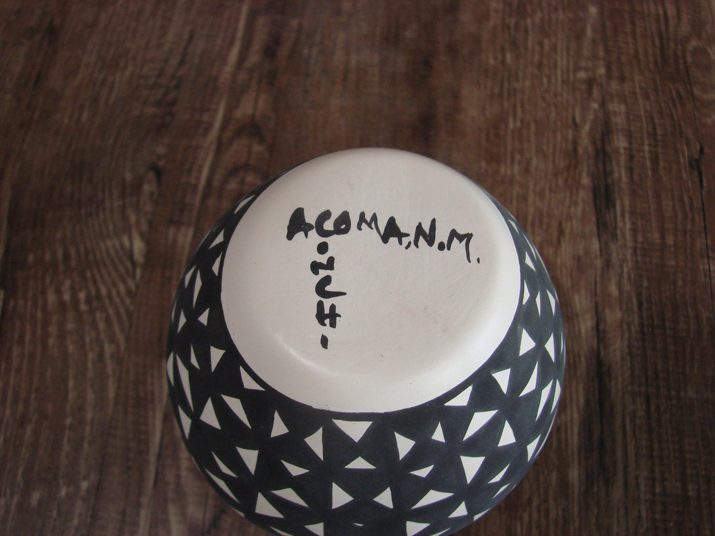 Native American Hand Painted Acoma Pottery by Concho