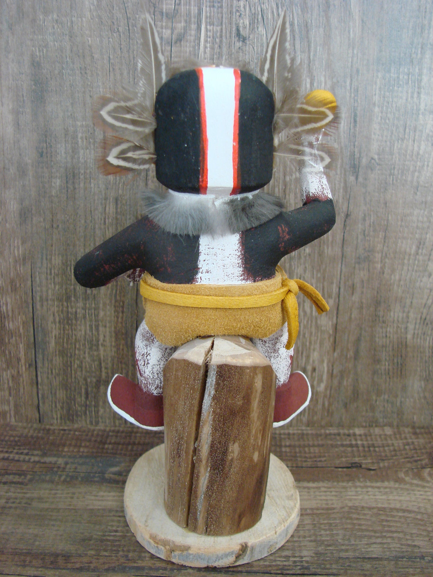 Native American Badger Kachina Dancer Signed Benally