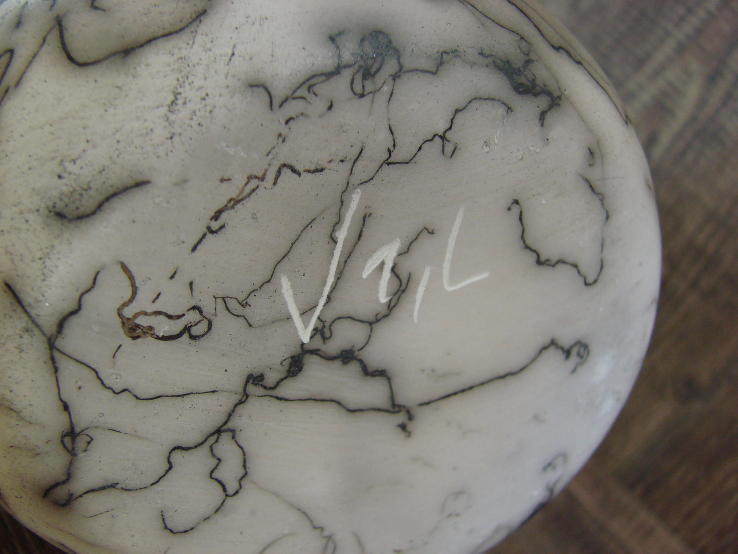 Small Native American Horse Hair Wedding Vase Pottery by Vail