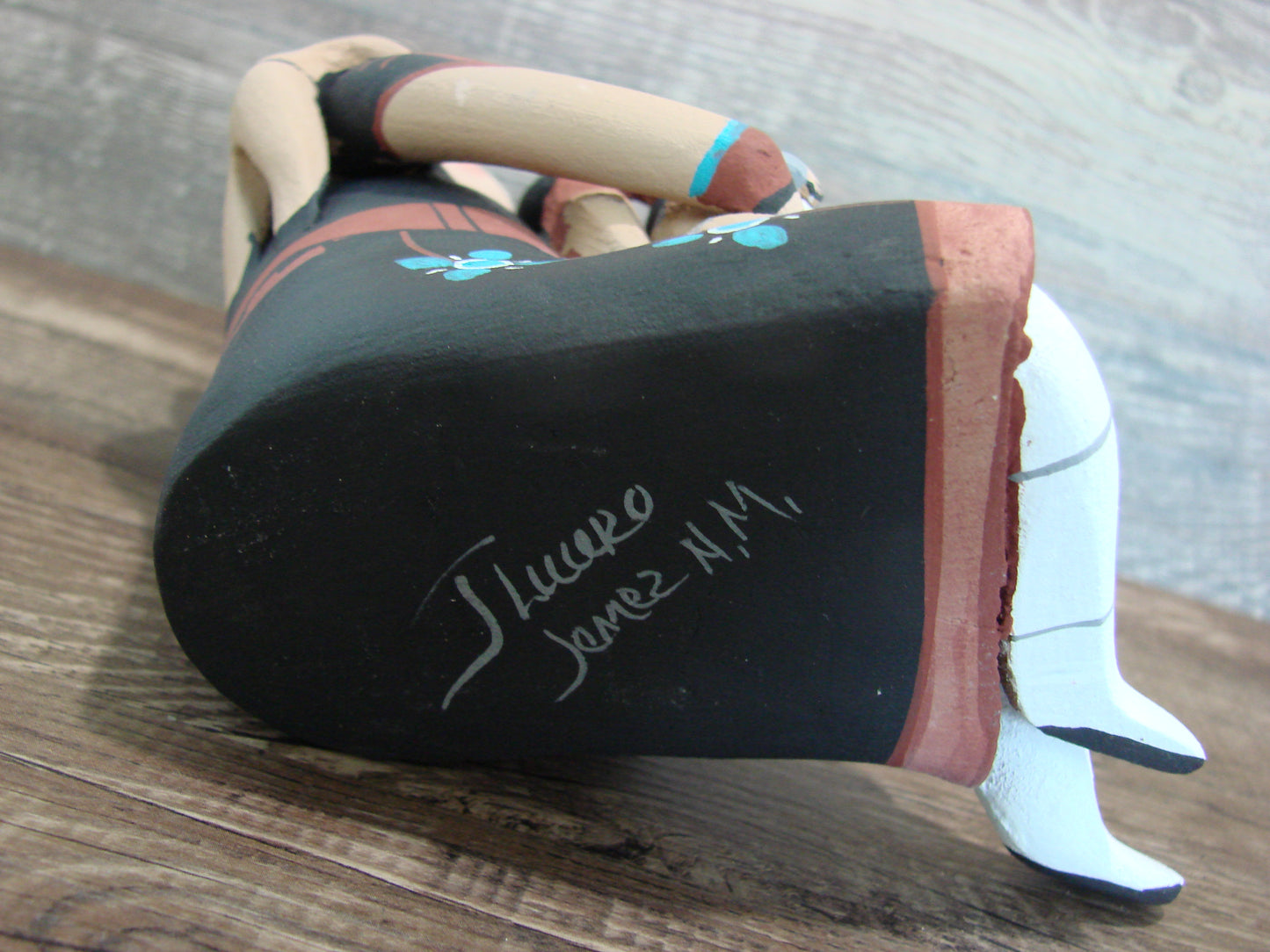 Jemez Pueblo Indian Handmade Clay Storyteller by Lucero