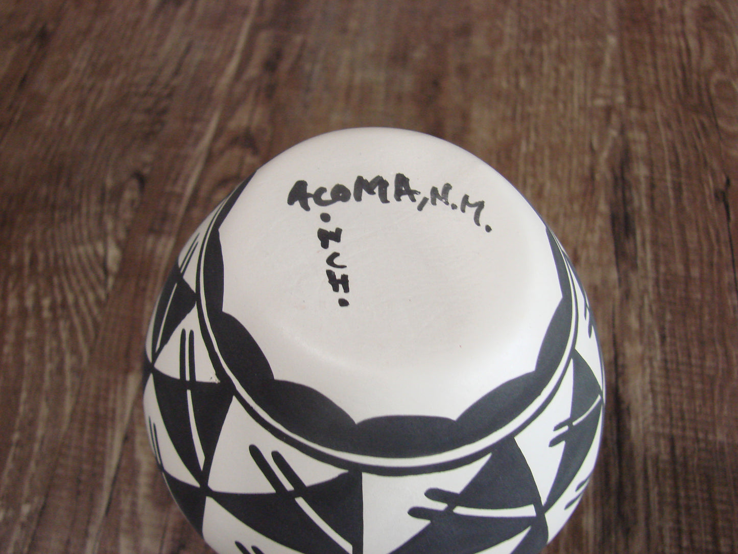 Native American Hand Painted Acoma Pottery by Concho