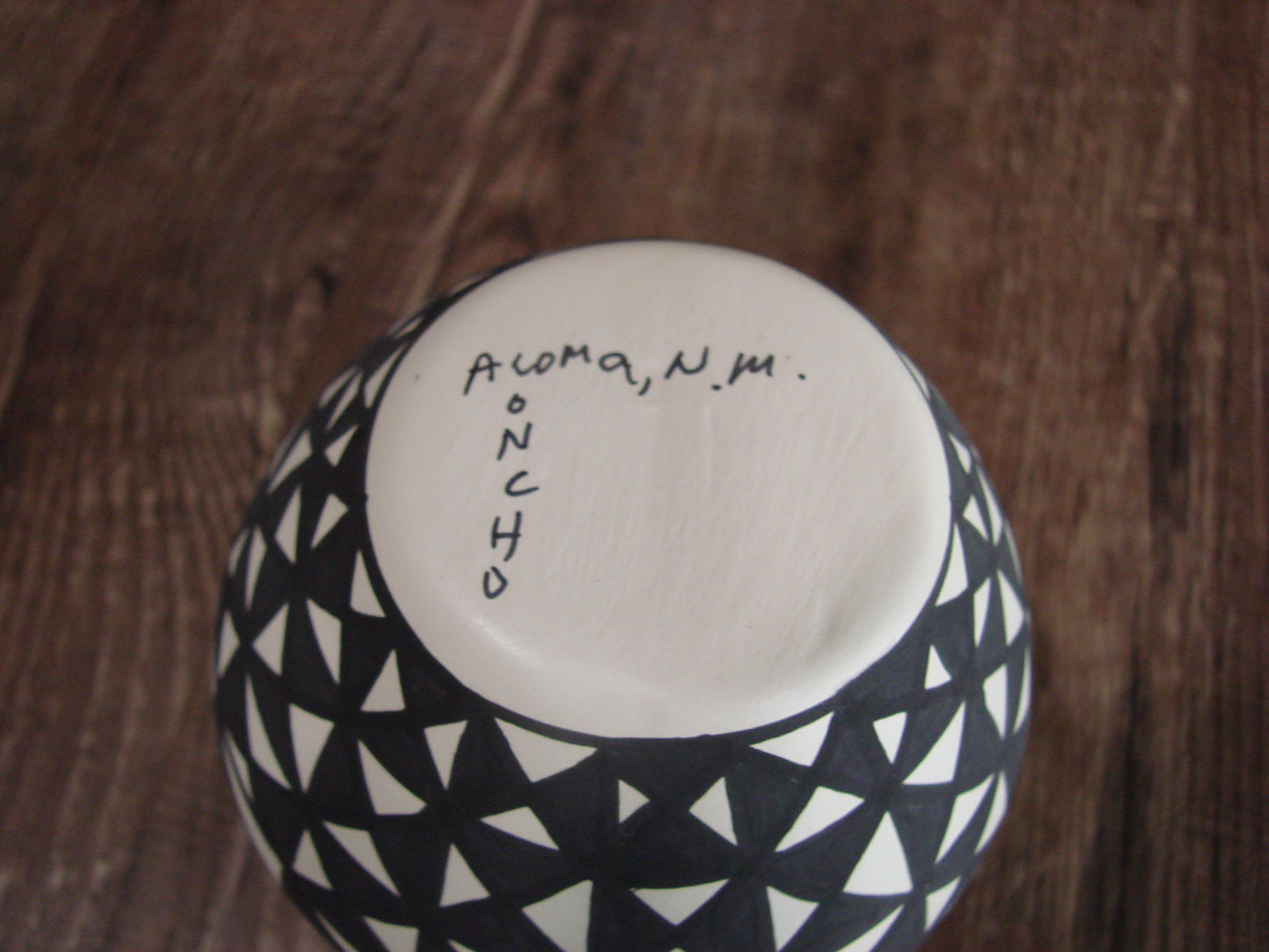Native American Hand Painted Acoma Pottery by Concho