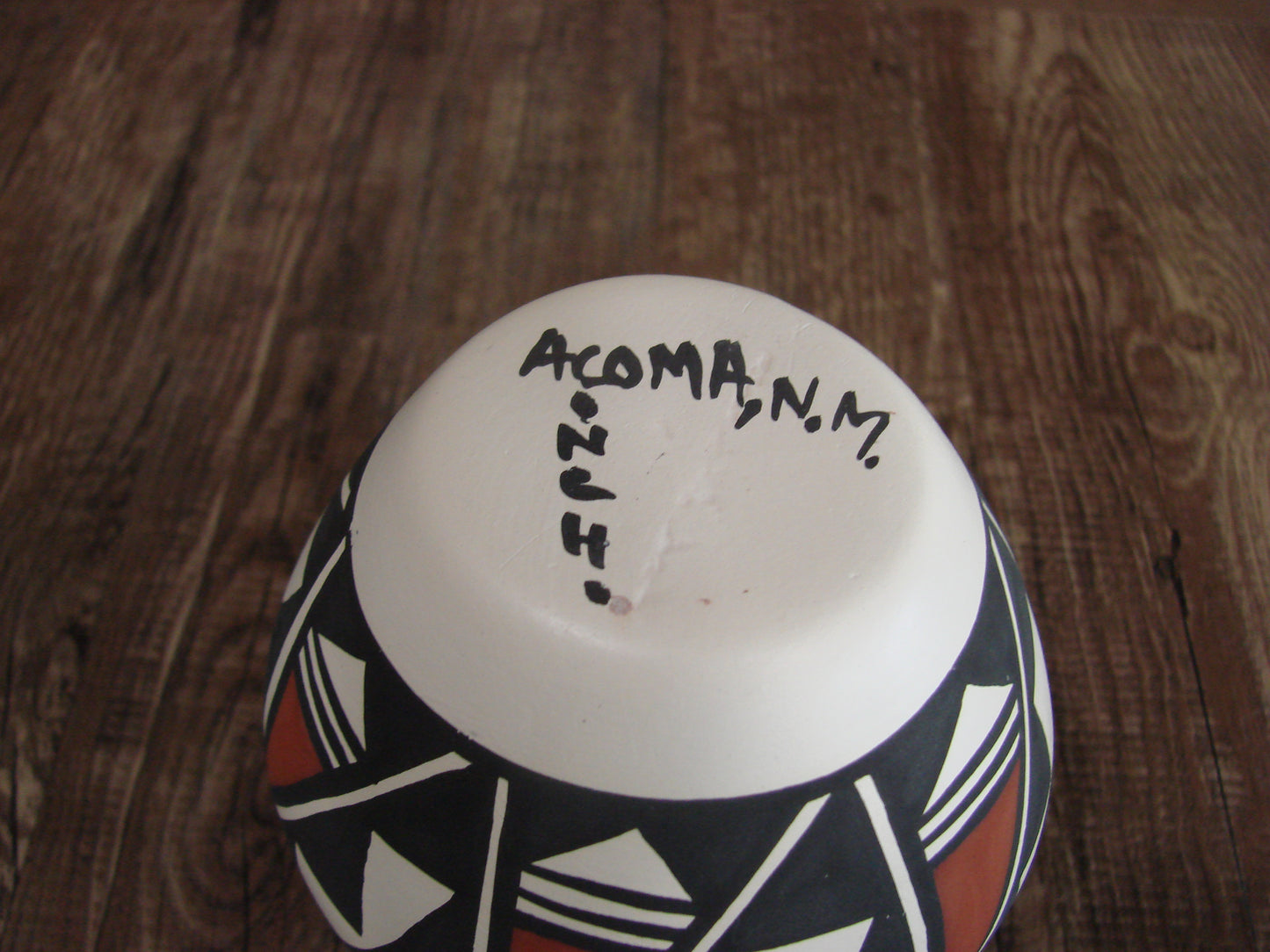 Native American Hand Painted Acoma Pottery by Concho