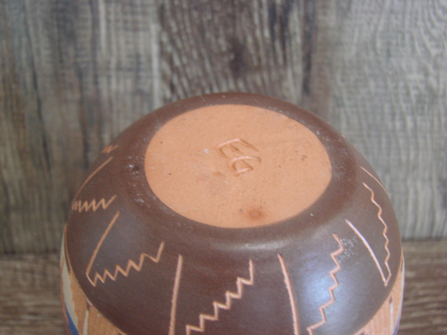 Native American Hand Etched & Hand Painted Pottery - Gilmore