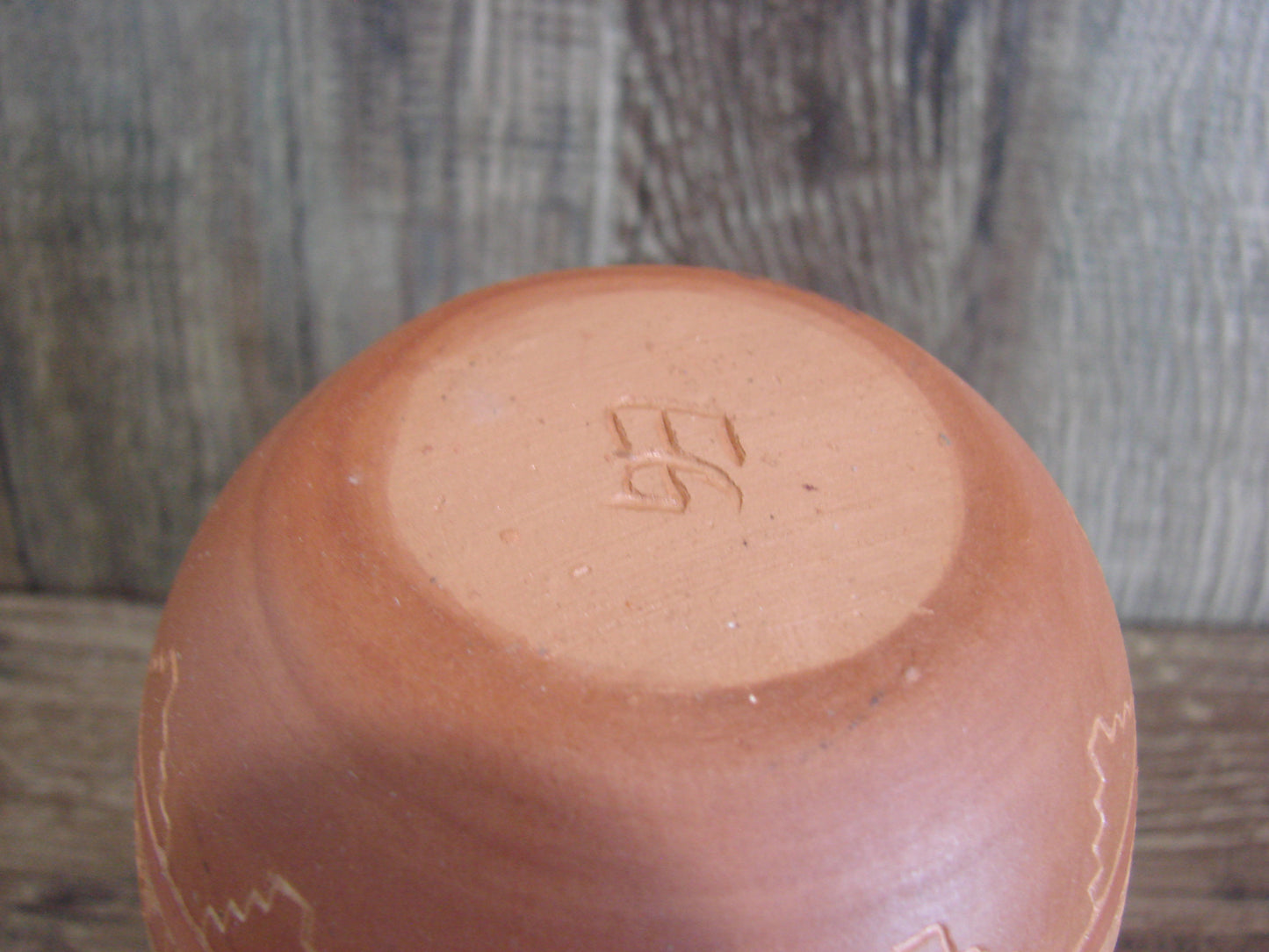 Native American Hand Etched & Hand Painted Pottery - Gilmore