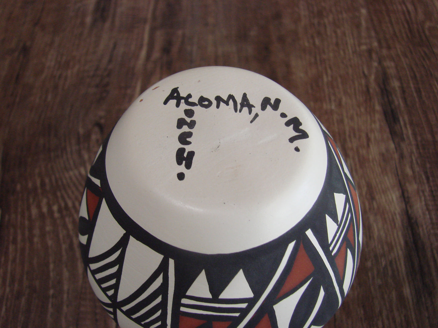 Native American Hand Painted Acoma Pottery by Concho
