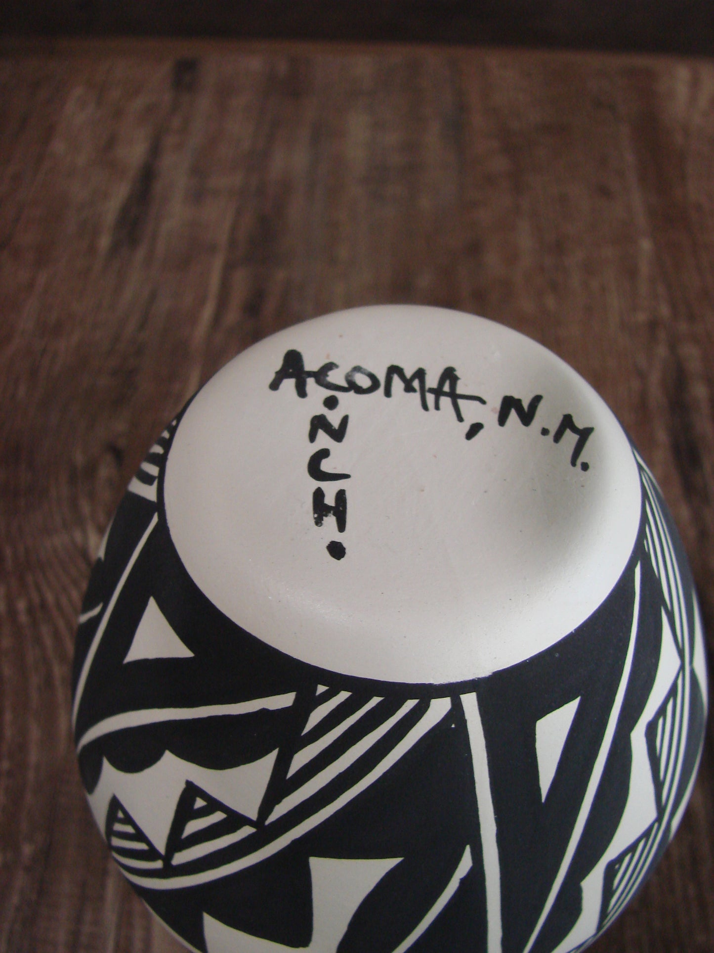 Native American Hand Painted Acoma Pottery by Concho