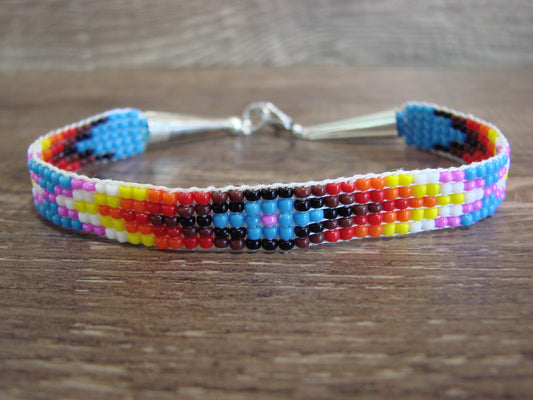 Native American Hand Beaded Bracelet by Cleveland