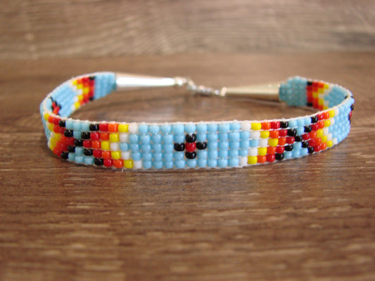 Native American Hand Beaded Bracelet by Cleveland