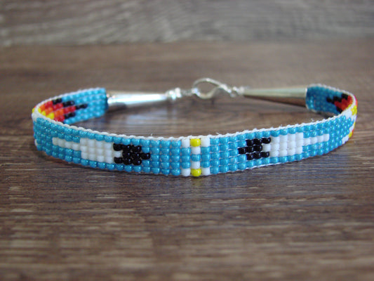 Native American Hand Beaded Bracelet by Cleveland