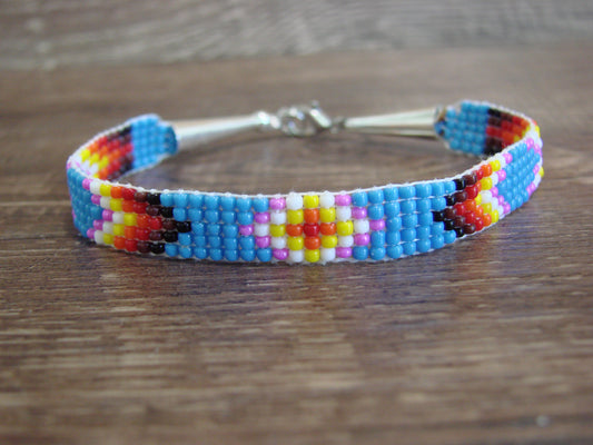 Native American Hand Beaded Bracelet by Cleveland