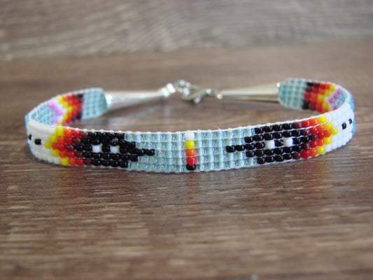 Native American Hand Beaded Bracelet by Cleveland