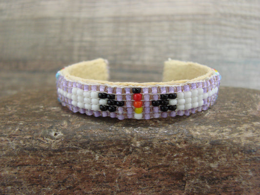 Navajo Indian Hand Beaded Baby / Child's Bracelet by Jackie Cleveland