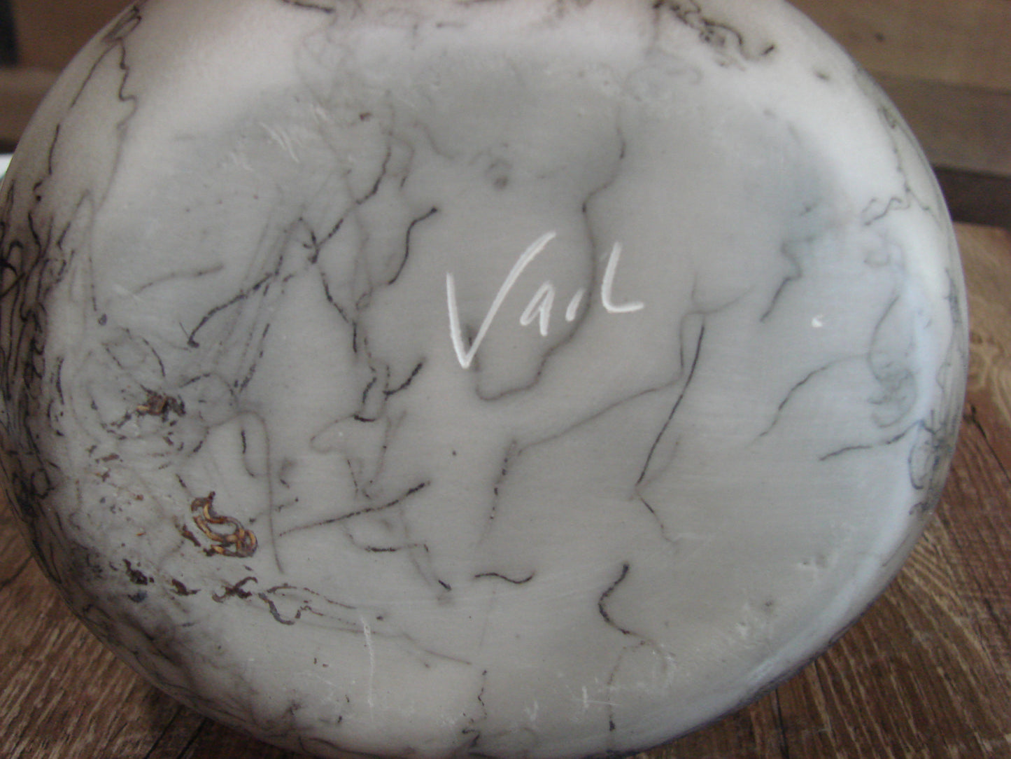 Native American Horse Hair Wedding Vase Pottery by Vail