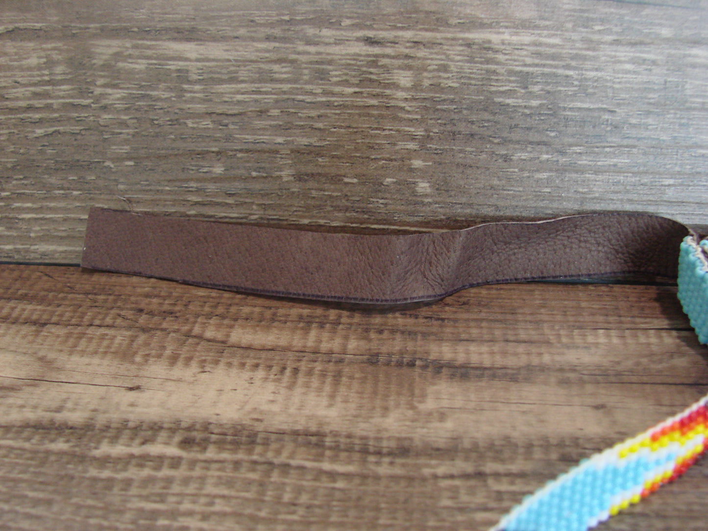 Navajo Indian Hand Beaded 1/2" Hat Band by Cleveland