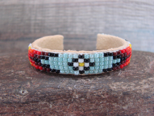 Navajo Indian Hand Beaded Baby / Child's Bracelet by Jackie Cleveland