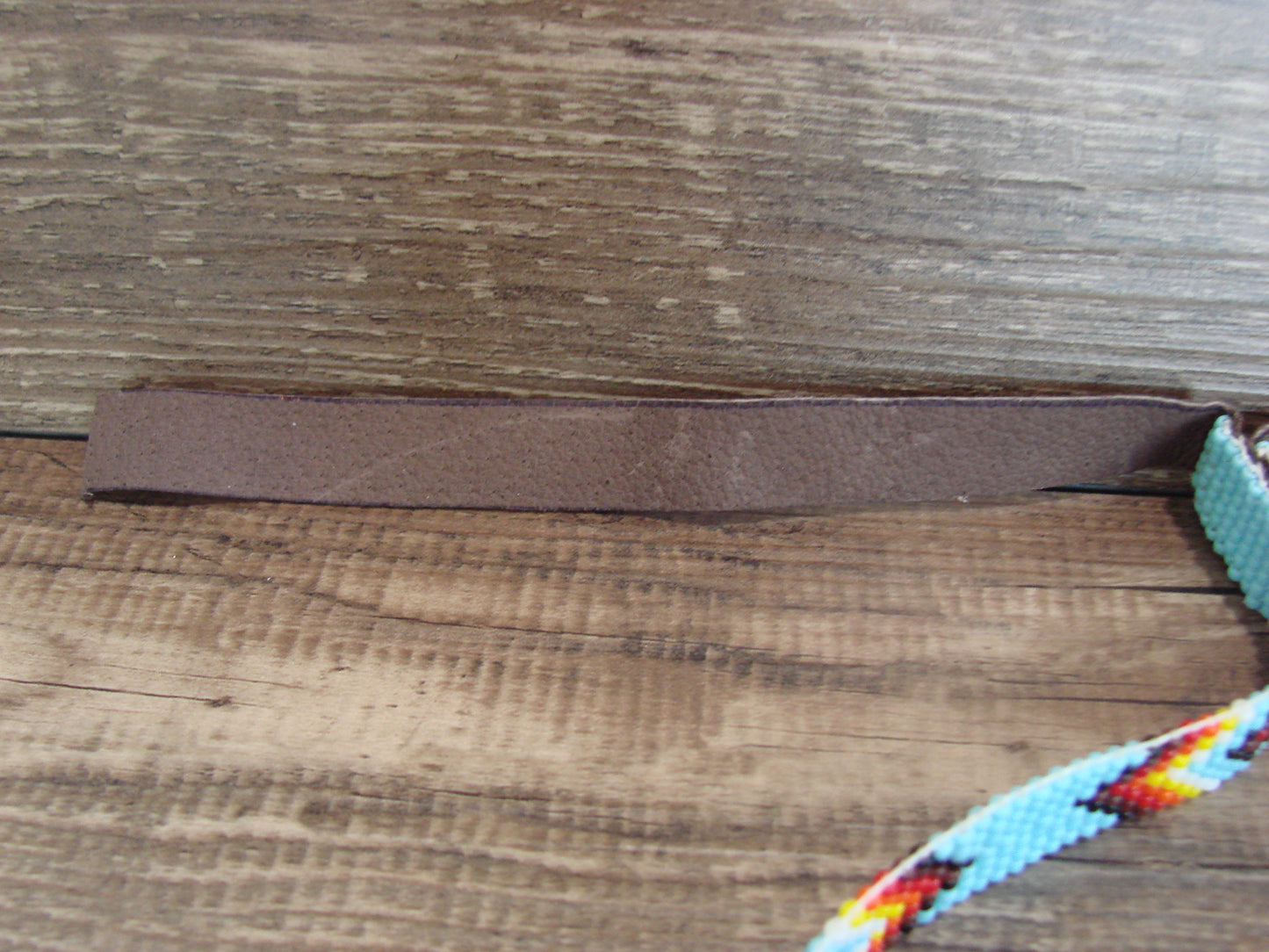 Navajo Indian Hand Beaded 1/2" Hat Band by Cleveland