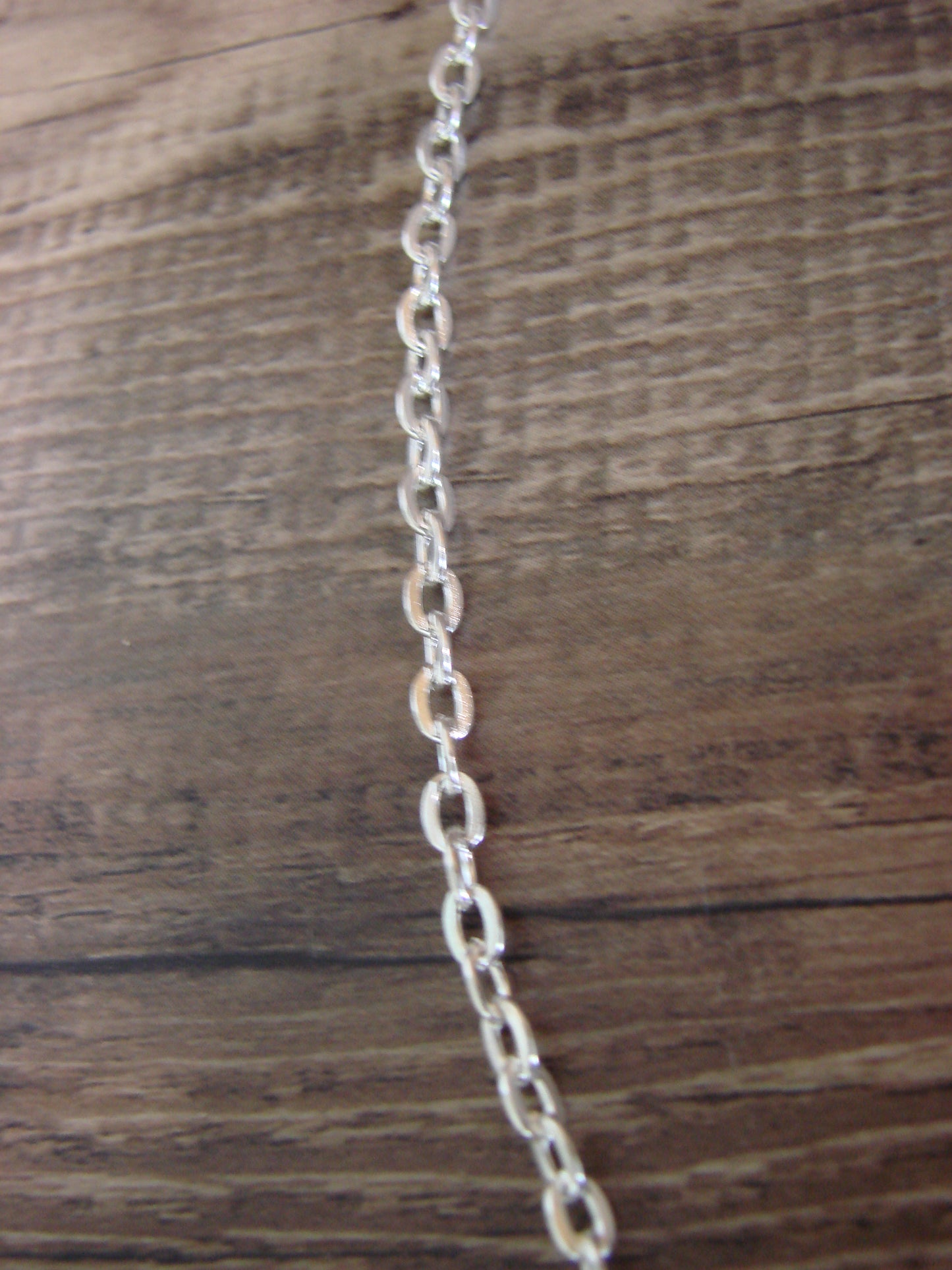 Navajo Indian Nickel Silver & Turquoise Thunderbird Link Necklace by Cleveland