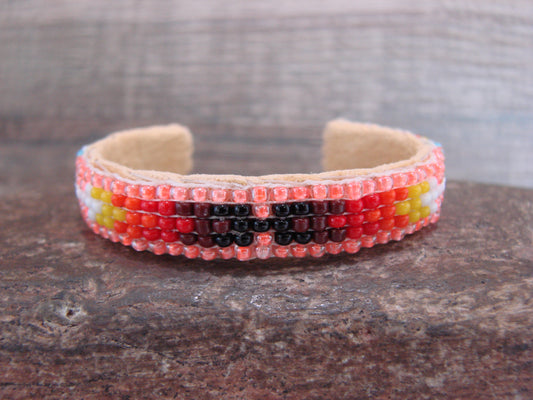 Navajo Indian Hand Beaded Baby / Child's Bracelet by Jackie Cleveland