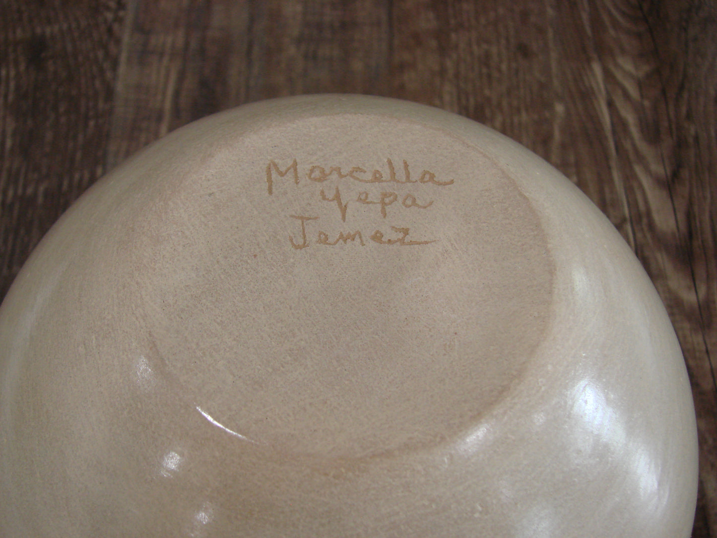 Native American Jemez Clay Hand Coiled Seed Pottery Signed Yepa