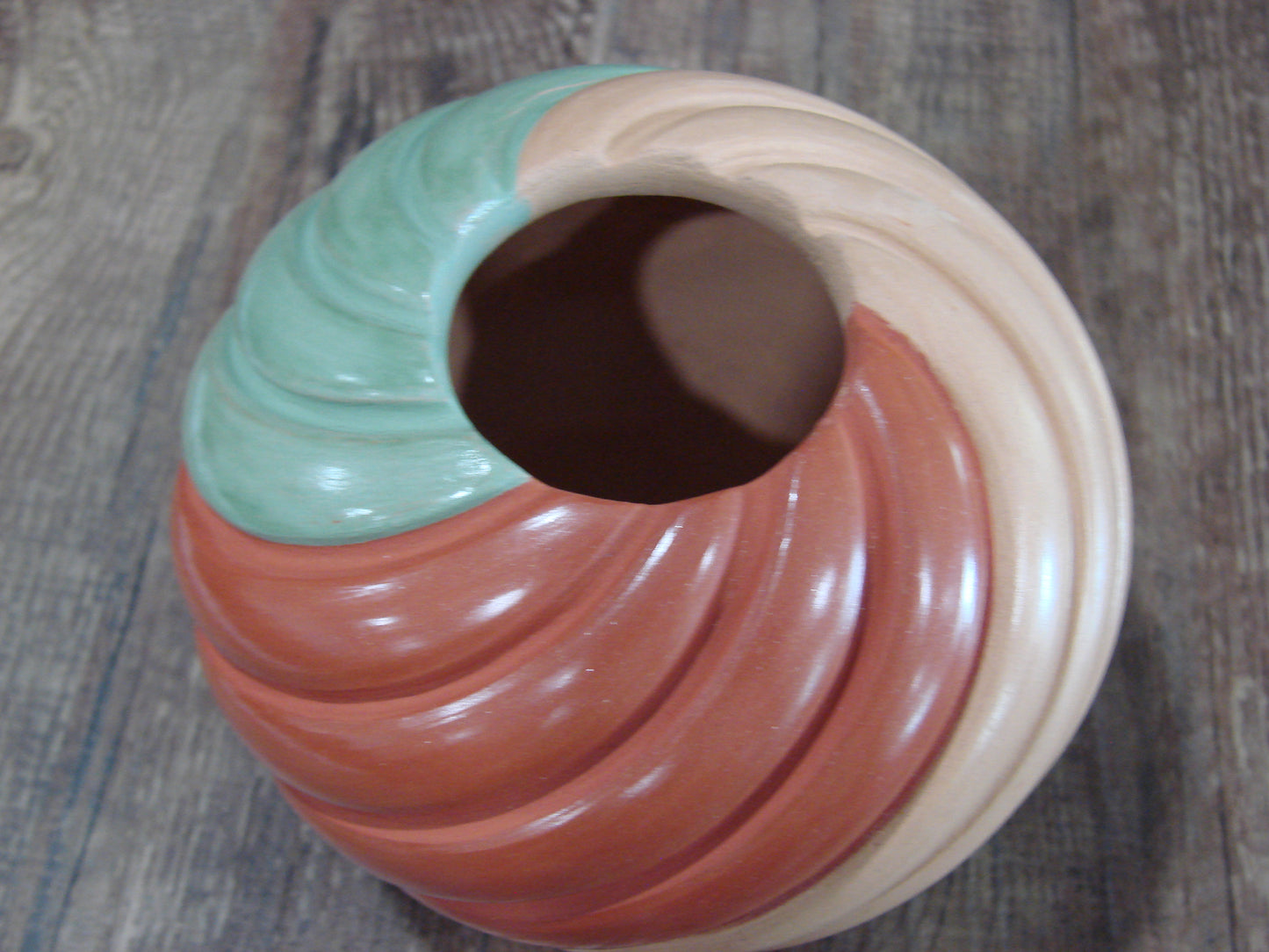 Native American Jemez Clay Hand Coiled Pottery Signed Yepa