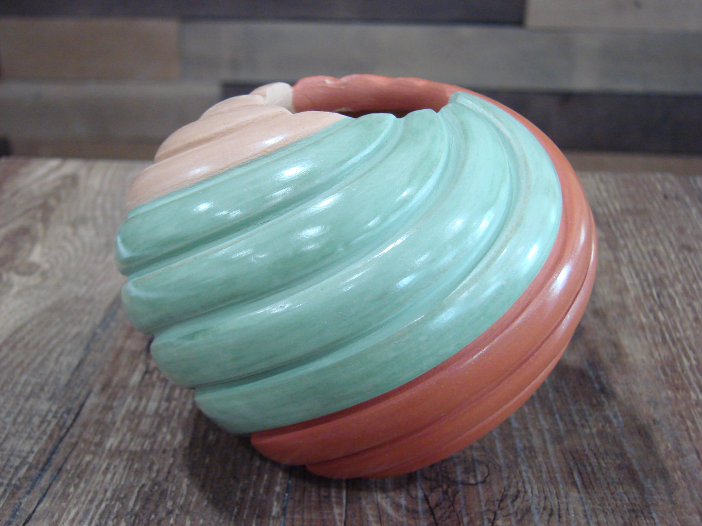 Native American Jemez Clay Hand Coiled Pottery Signed Yepa