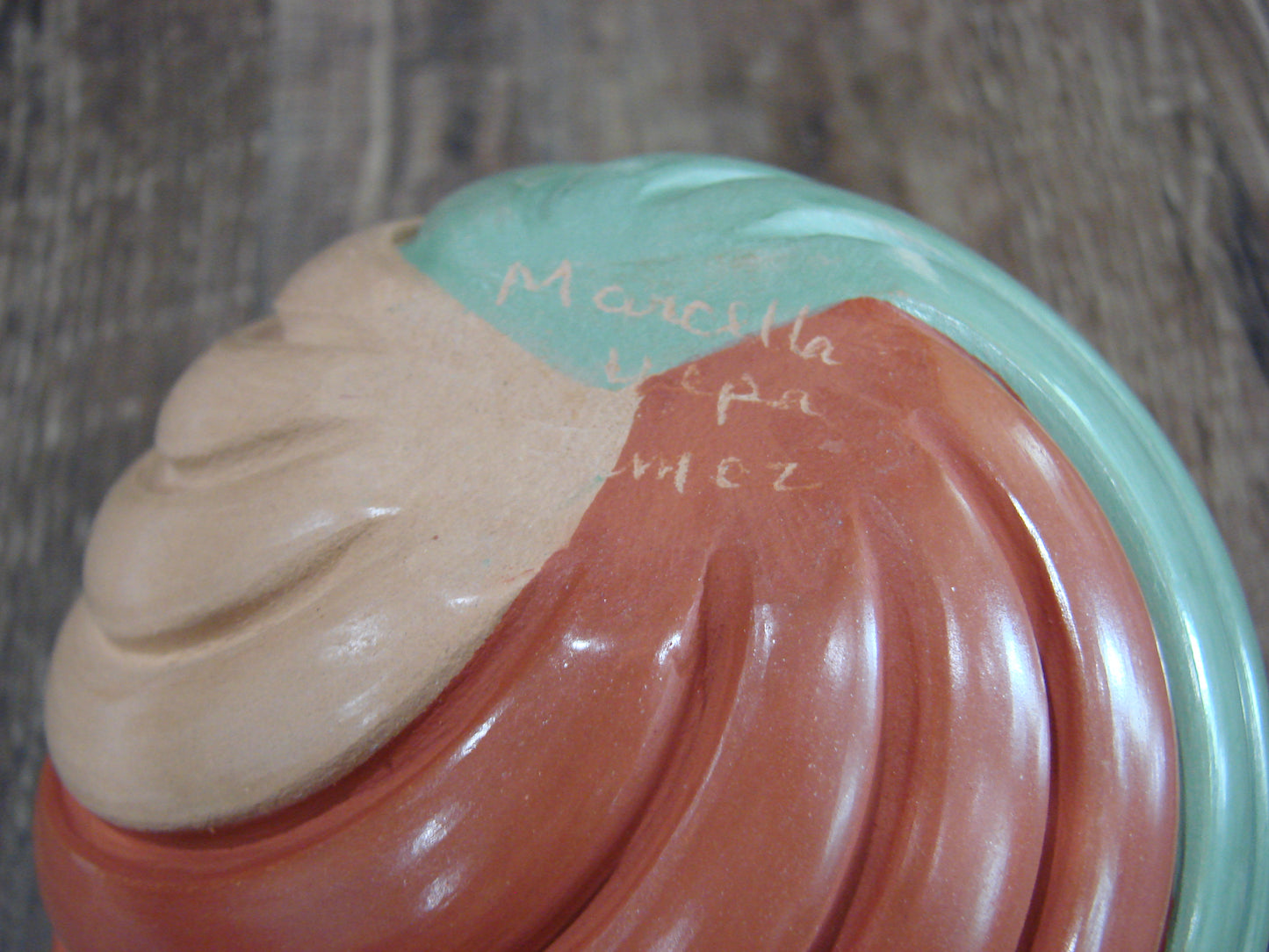 Native American Jemez Clay Hand Coiled Pottery Signed Yepa