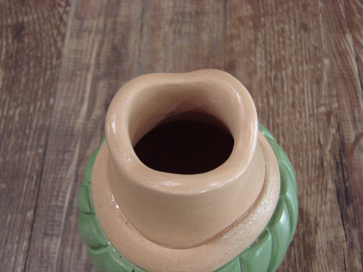 Native American Jemez Clay Hand Coiled Pottery Signed Yepa