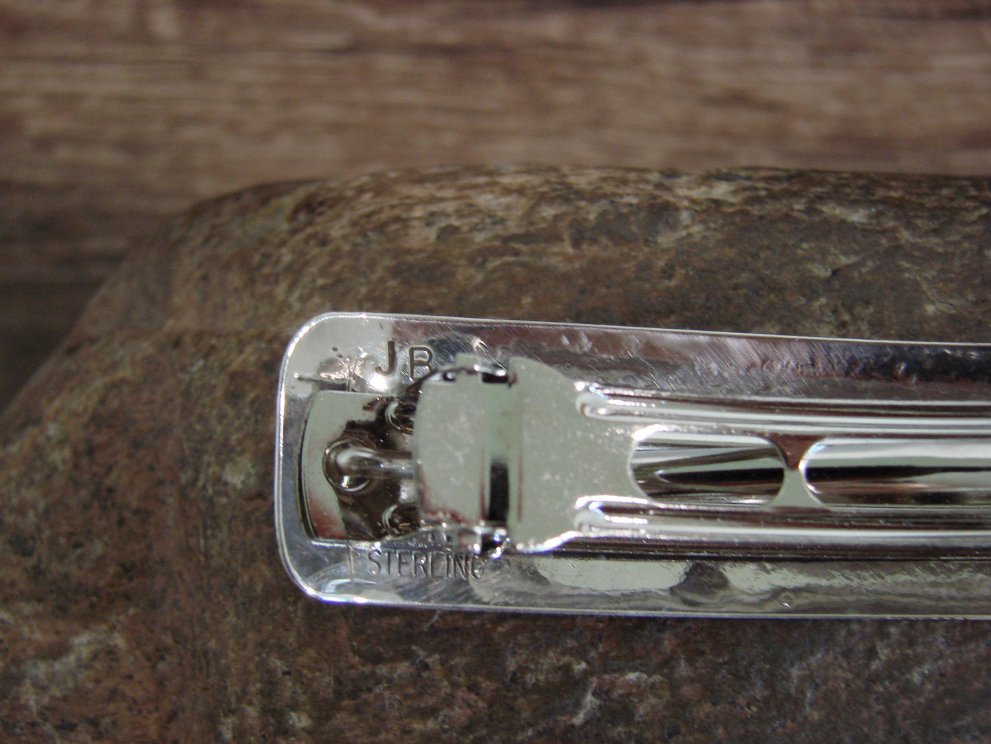Native American Sterling Silver Hair Barrette by Begay