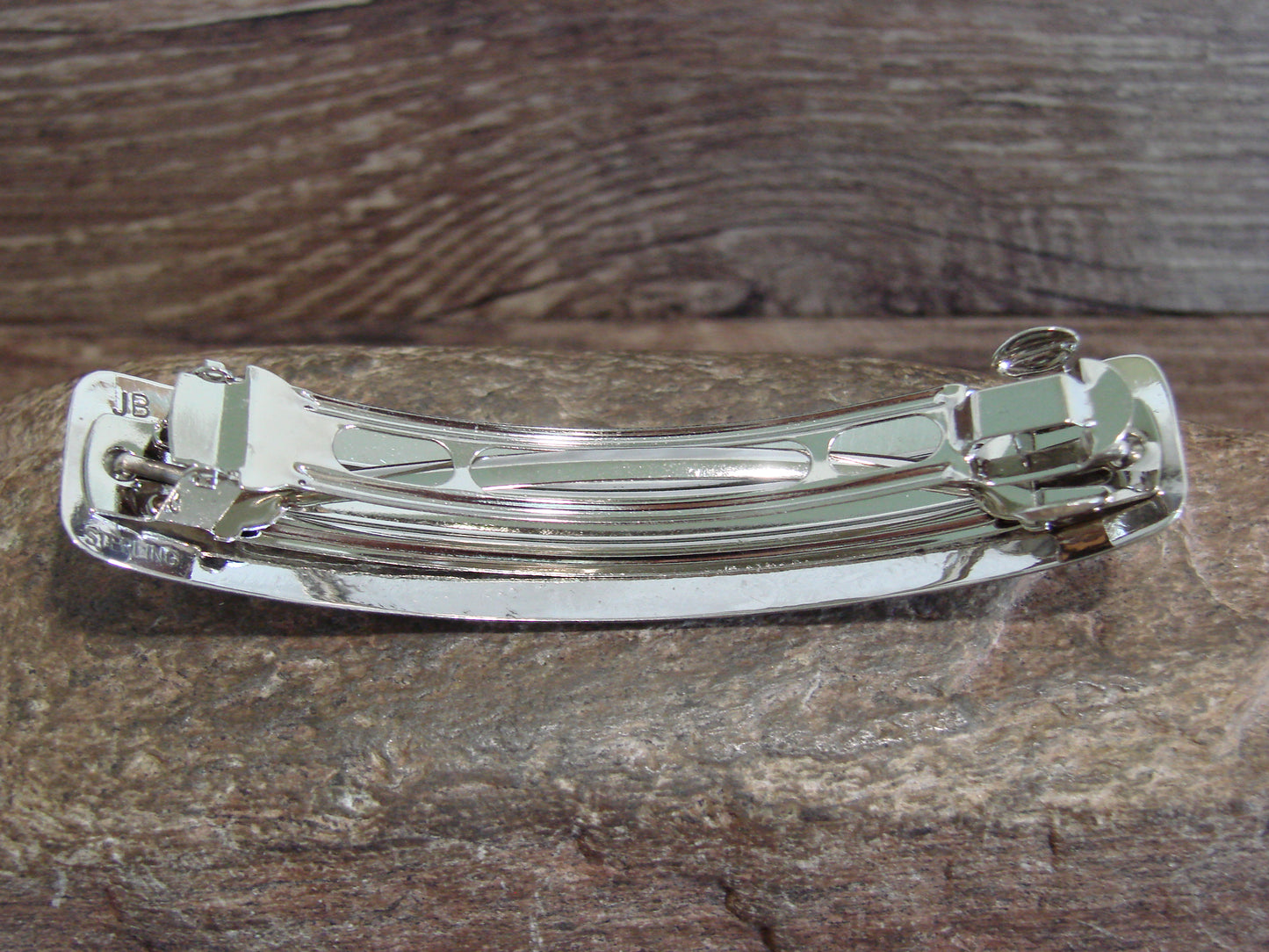 Native American Sterling Silver Hair Barrette by Begay