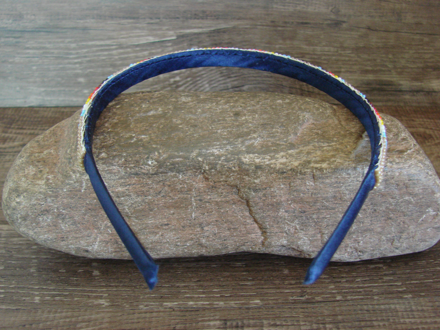 Navajo Indian Hand Beaded Head Band by Cleveland