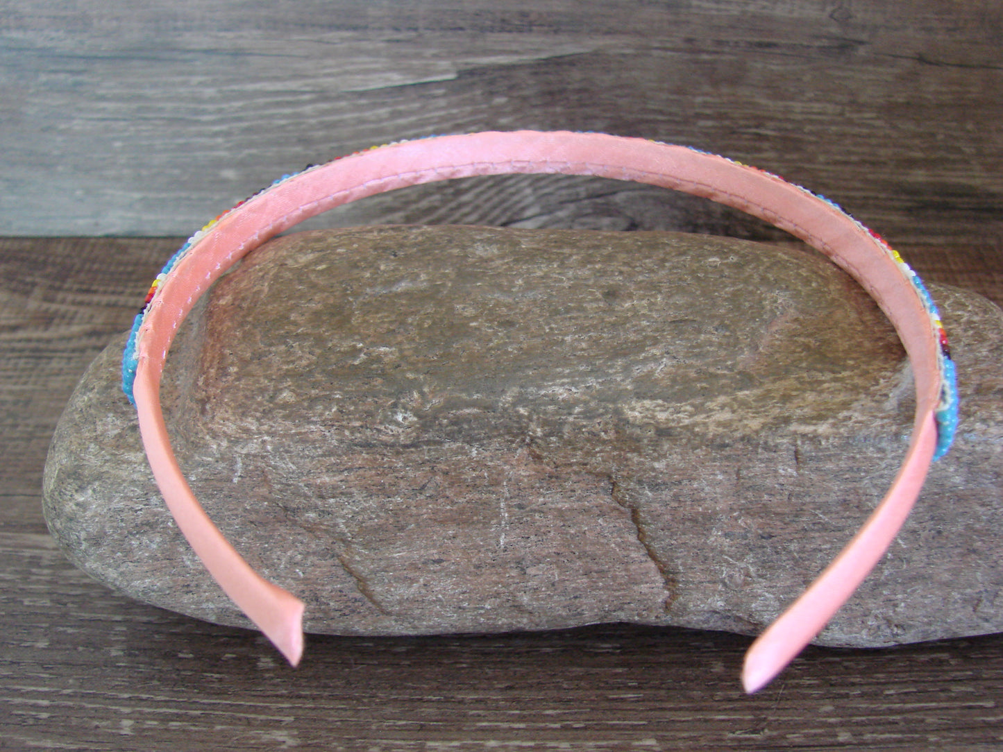 Navajo Indian Hand Beaded Head Band by Cleveland