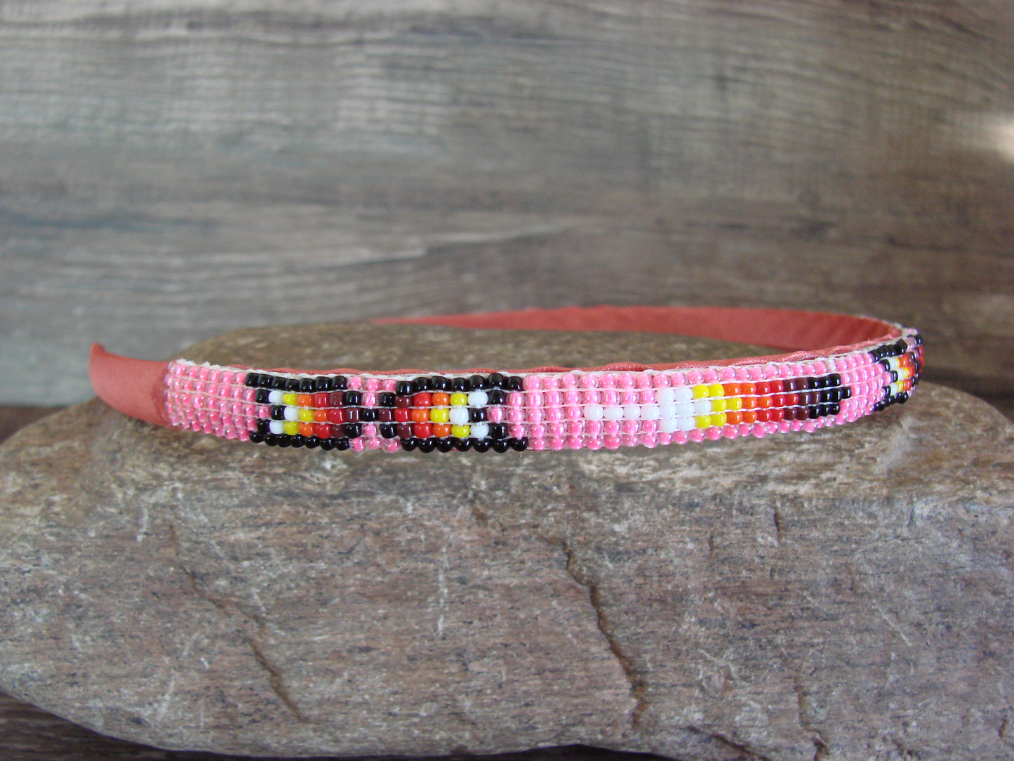 Navajo Indian Hand Beaded Head Band by Cleveland