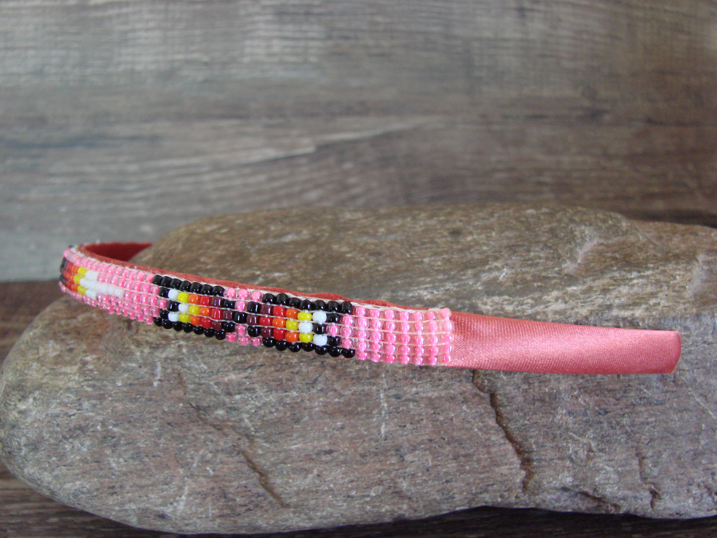 Navajo Indian Hand Beaded Head Band by Cleveland