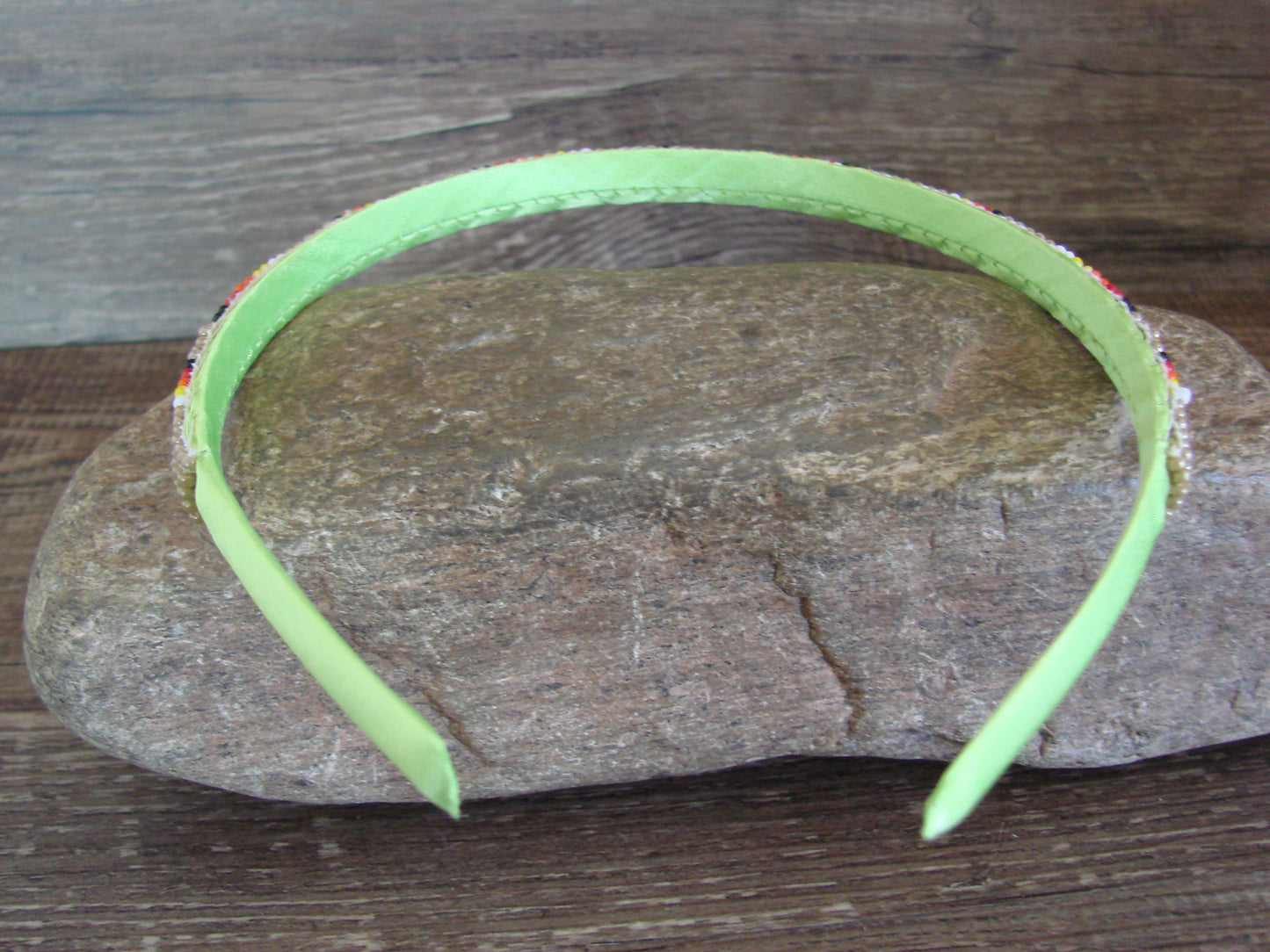 Navajo Indian Hand Beaded Head Band by Cleveland