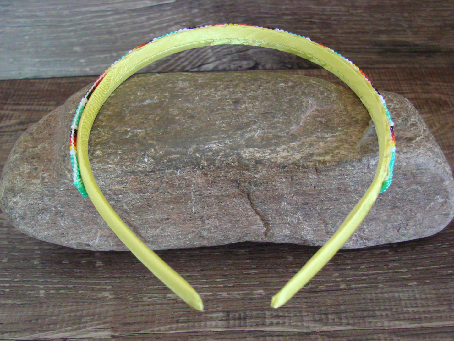 Navajo Indian Hand Beaded Head Band by Cleveland