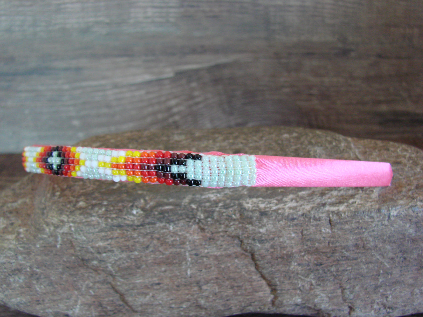 Navajo Indian Hand Beaded Head Band by Cleveland