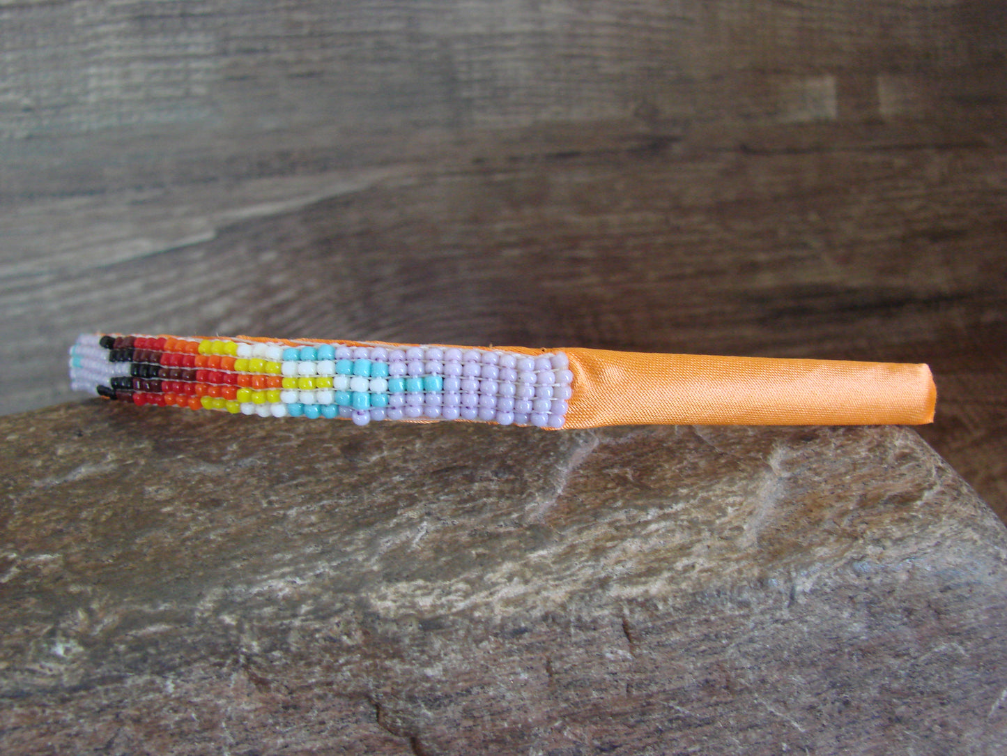 Navajo Indian Hand Beaded Head Band by Cleveland