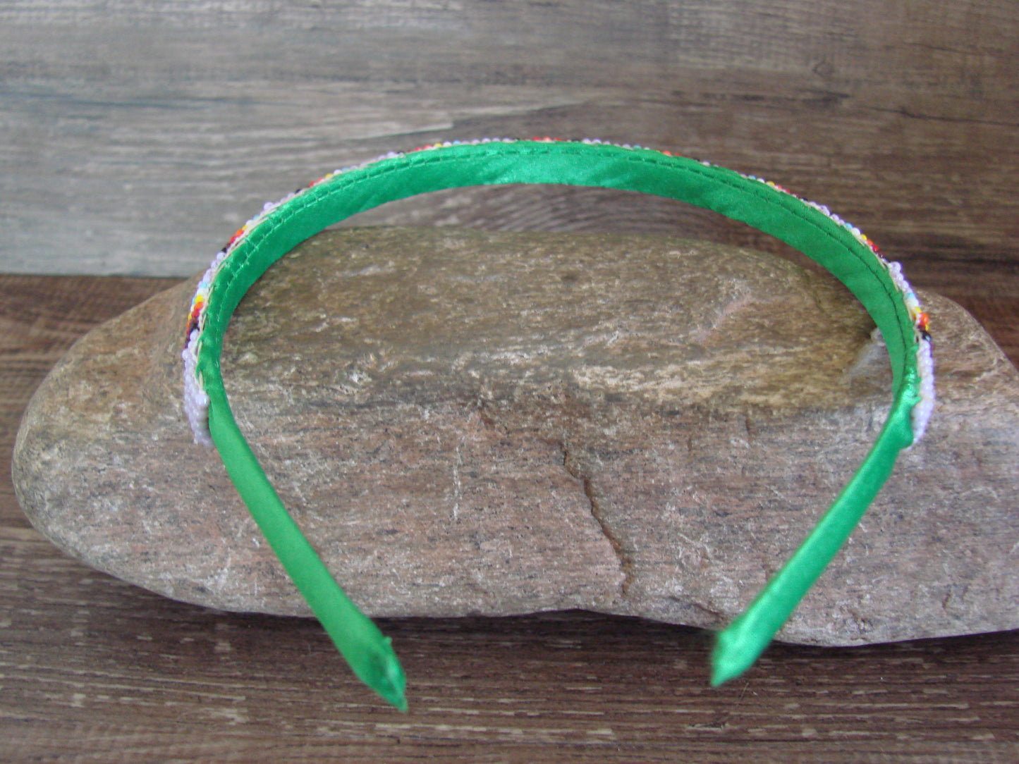 Navajo Indian Hand Beaded Head Band by Cleveland