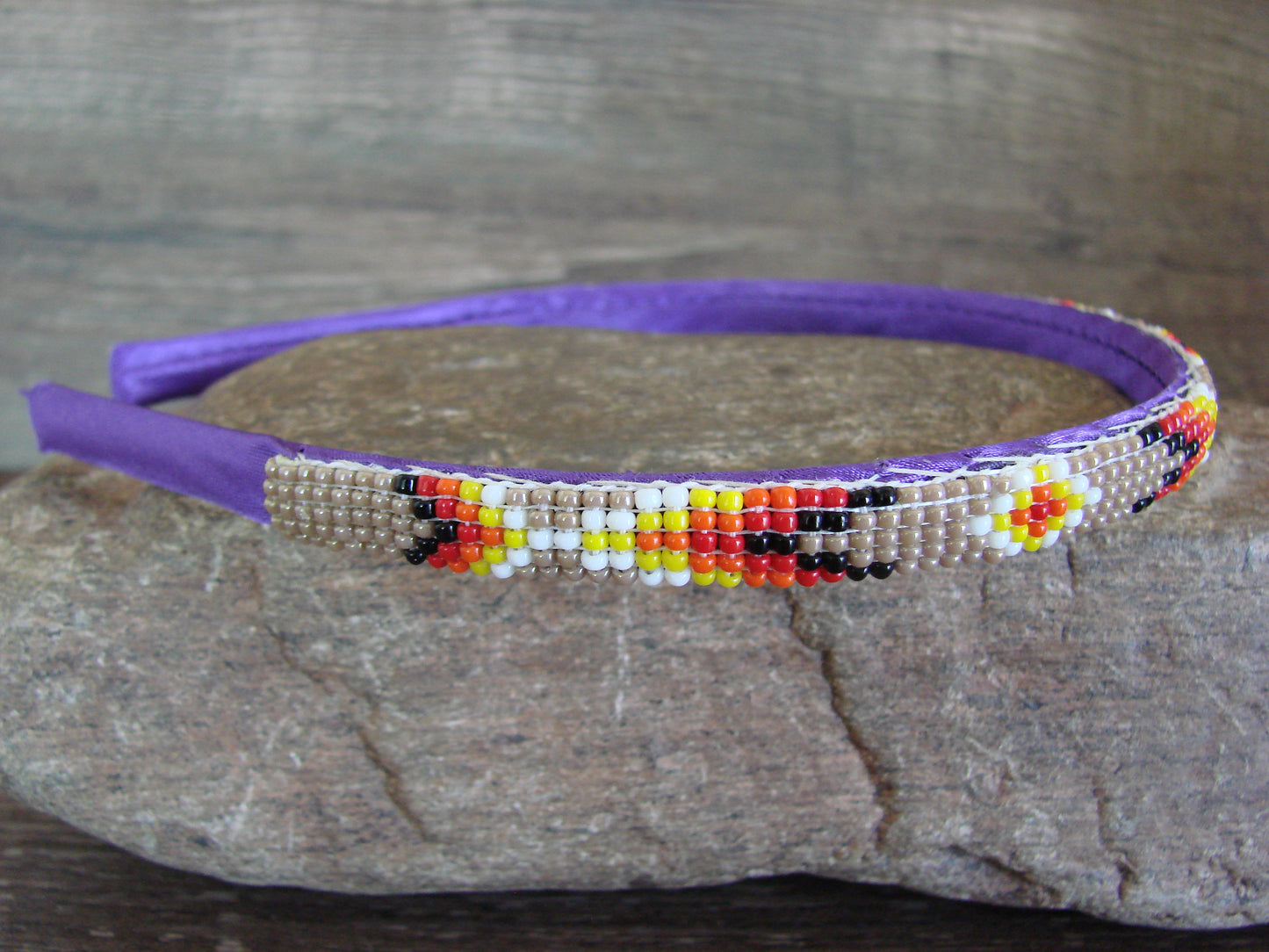 Navajo Indian Hand Beaded Head Band by Cleveland
