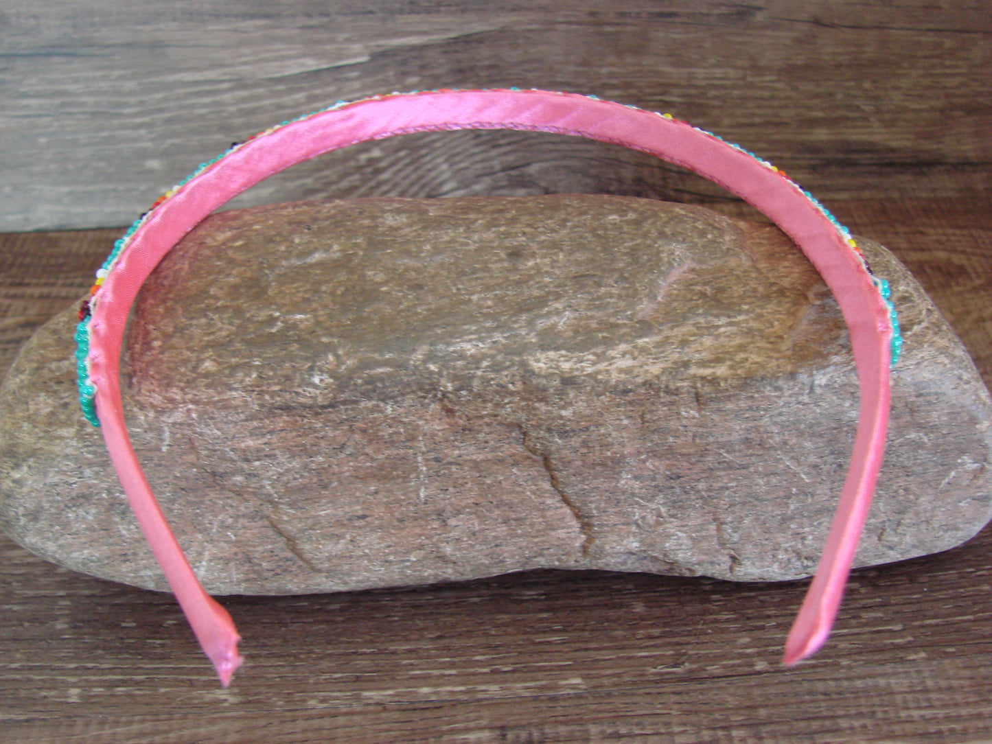 Navajo Indian Hand Beaded Head Band by Cleveland